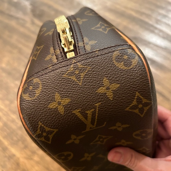 Vintage Louis Vuitton Trouville Leather Handbag Monogram LV Patina 2004 - Picture 17 of 17